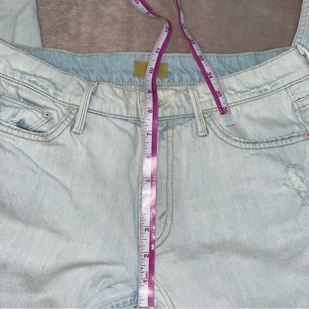 Mother the dropout fray distressed Jean size 26/L26 - Picture 11 of 13